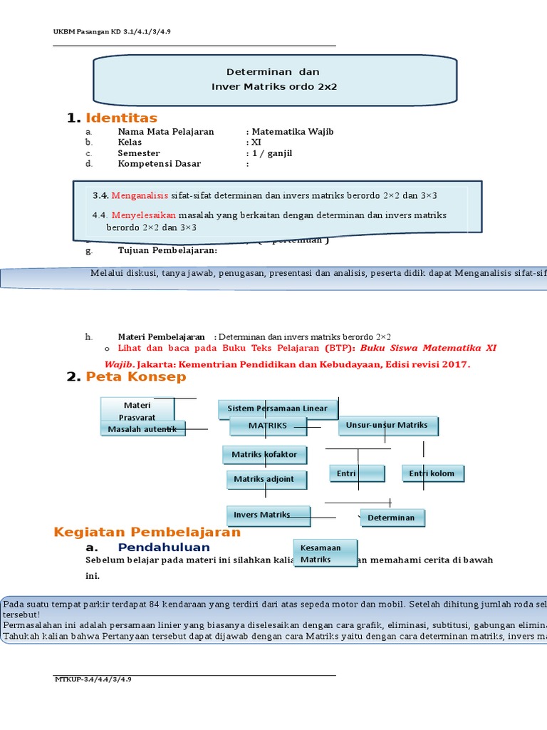Contoh Ukbm