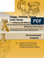 Usage, Attitude, Image (UAI) Study