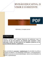 supervisão, supervisores e supervisionados