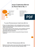 Metode Road Note No 4
