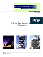 Lifting Equipment Onto Rooftops: Issue 1.1 Review Date: November 2016