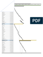 Construction schedule for factory/warehouse facility