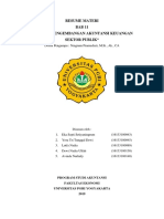 Resume Materi BAB 11 "Urgensi Pengembangan Akuntansi Keuangan Sektor Publik"