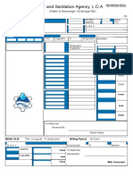 Water and Sanitation Agency, L.D.A: (Water & Sewerage / Drainage Bill)