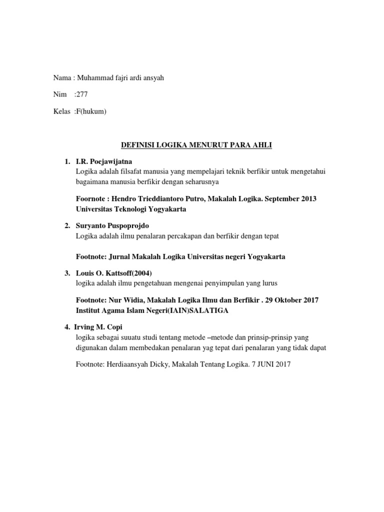277 Tugas Logika Pdf