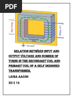 Transformer Voltage Ratio Investigation | PDF | Transformer | Inductor