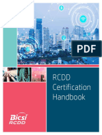 RCDD Certification Handbook Updated