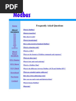 Frequently Asked Questions: About Modbus