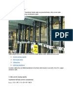 20kV Transformer Feeder Cable: Current Carrying Capacity Short Circuit Rating Voltage Drop Earth Loop Impedance