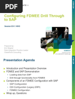 Configuring FDMEE Drill Through To SAP: Session ID #: 14043