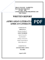 Afro Asian Literature Hard