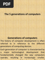 Second Generation Computers (1956-1963) | PDF | Transistor | Computer ...