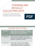 FINALS Understanding and Systematically Collecting Data