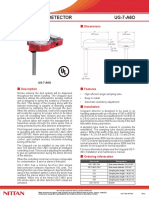 Duct Smoke Detector UG-7-A6O: Dimensions
