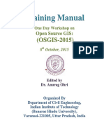 Training Manual: (OSGIS-2015)