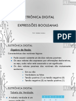 Eletrônica Digital I - Expressões Booleanas