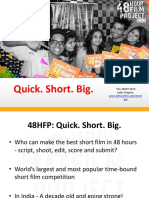 Quick. Short. Big.: The 48HFP 2019 India Chapter