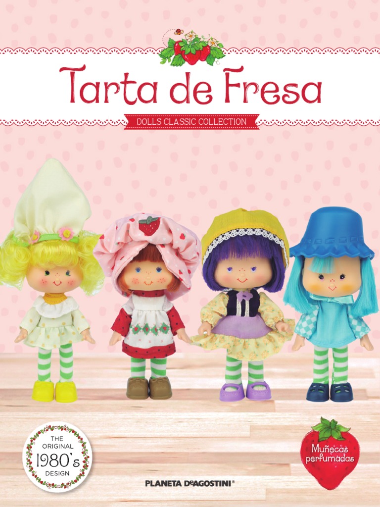 tarta de fresa muñeca coleccion