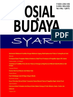 Salam Jurnal Sosial Dan Budaya Syar-I. Vol 4 No 1 2017