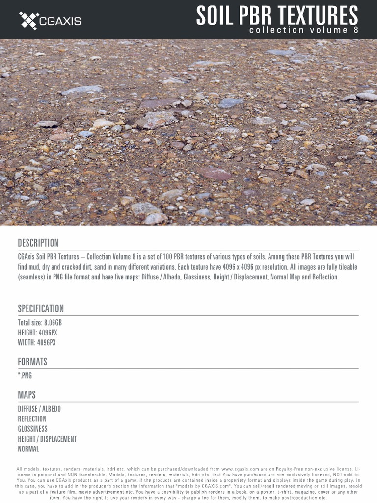 Cgaxis PBR Textures Volume 8 | PDF