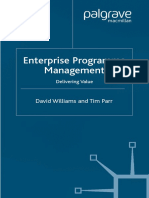 Enterprise Programme Management Delivering Value