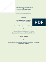 Submitted by Amar Prasad Keshari: It Performance Measurement & Metics in Retail Banking