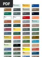 Humbrol Color Chart