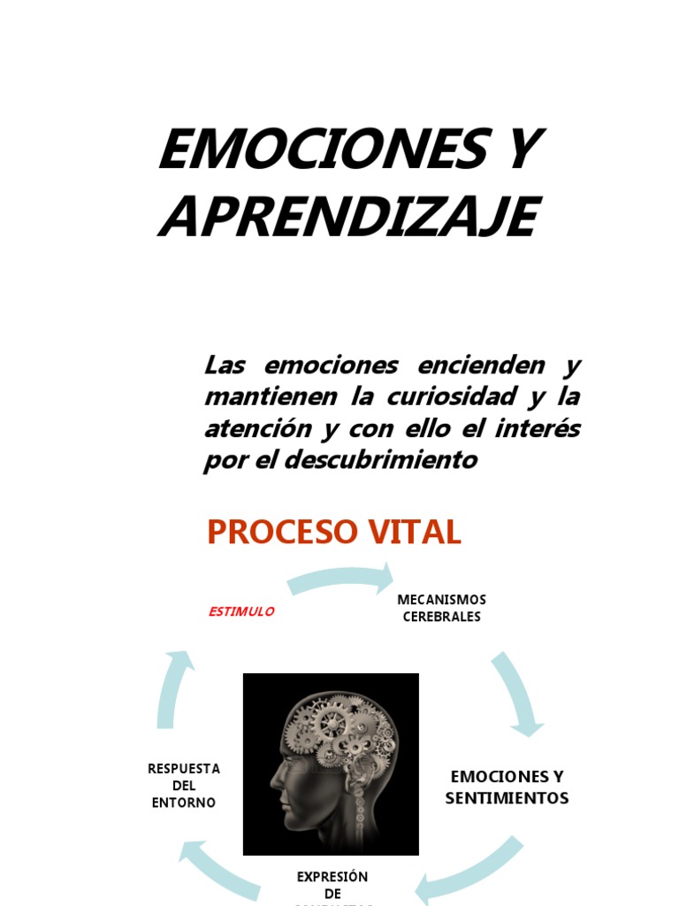 Emociones y su Impacto en el Aprendizaje | PDF | Las emociones ...