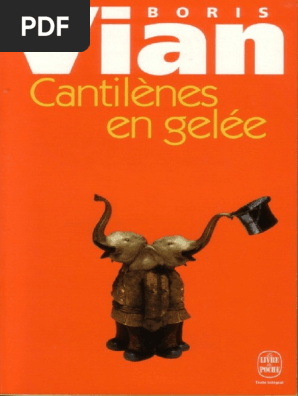 cantilenes en gelee barnum s boris vian pdf poesie