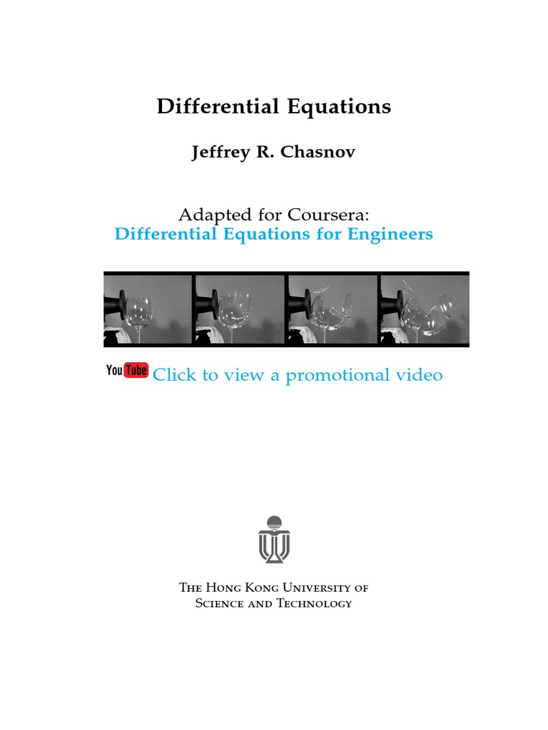 Differential Equations PDF | PDF | Integral | Trigonometric Functions