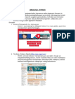 12 Basic Type of Website Portal