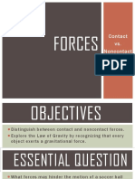 Forces: Contact vs. Noncontact