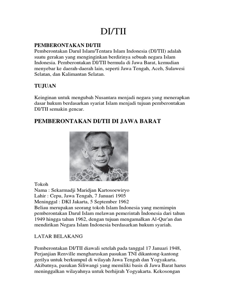 Pemberontakan Di Tii Pdf