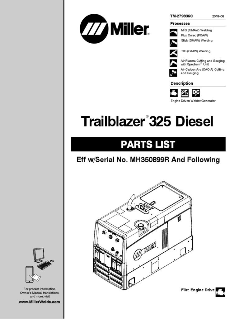 Catálogo de Peças MILLER | PDF | Welding | Construction