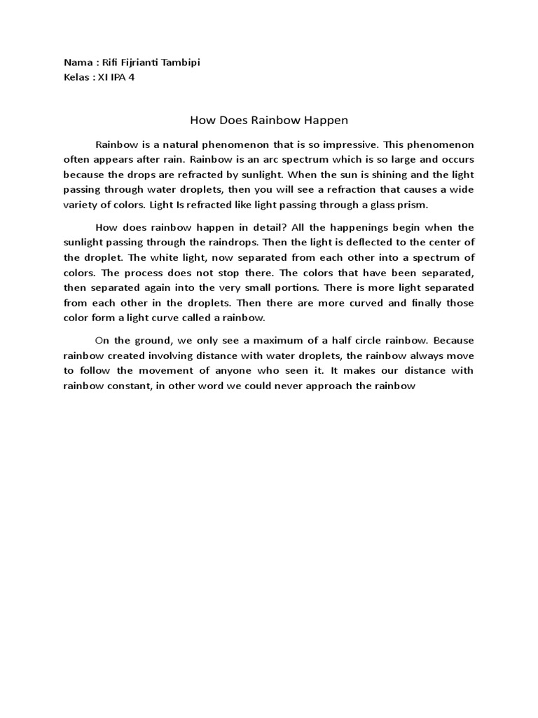 Rifi Tgs Bhs Inggris | PDF