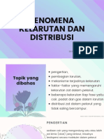 Fenomena Kelarutan Dan Distribusi