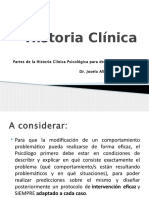 Diapositivas Historia Clínica Psicológica y El Informe Psicológico