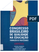 Formação de professores no 1o Congresso Brasileiro de Qualidade na Educação