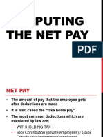 Computing The NET PAY