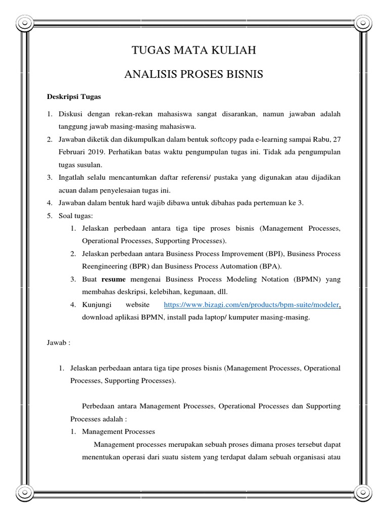 Perbedaan BPI, BPR, dan BPA dalam Bisnis | PDF