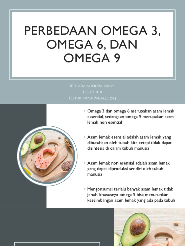 Tugas Oleokimia Perbedaan Omega 3, Omega 6, Dan Omega 9 PDF
