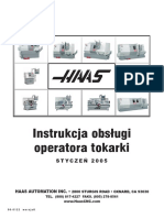 Instrukcja Obsługi Operatora Tokarki