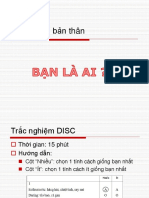 Nhận diện bản thân DISC