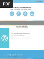 Lesson 1 - Introduction To Big Data and Hadoop