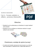 Curs 9 - Cercetare Cantitativa