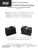 "Grid-Tie" FX and VFX Inverter/Charger: Outback Power Systems