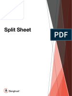 Songtrust Split Sheet