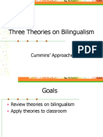 Three Theories on Bilingualism