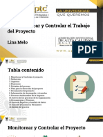 4.5 Monitorear y Controlar El Trabajo Del Proyecto