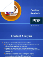 Content Analysis: Dr. Ami Divatia